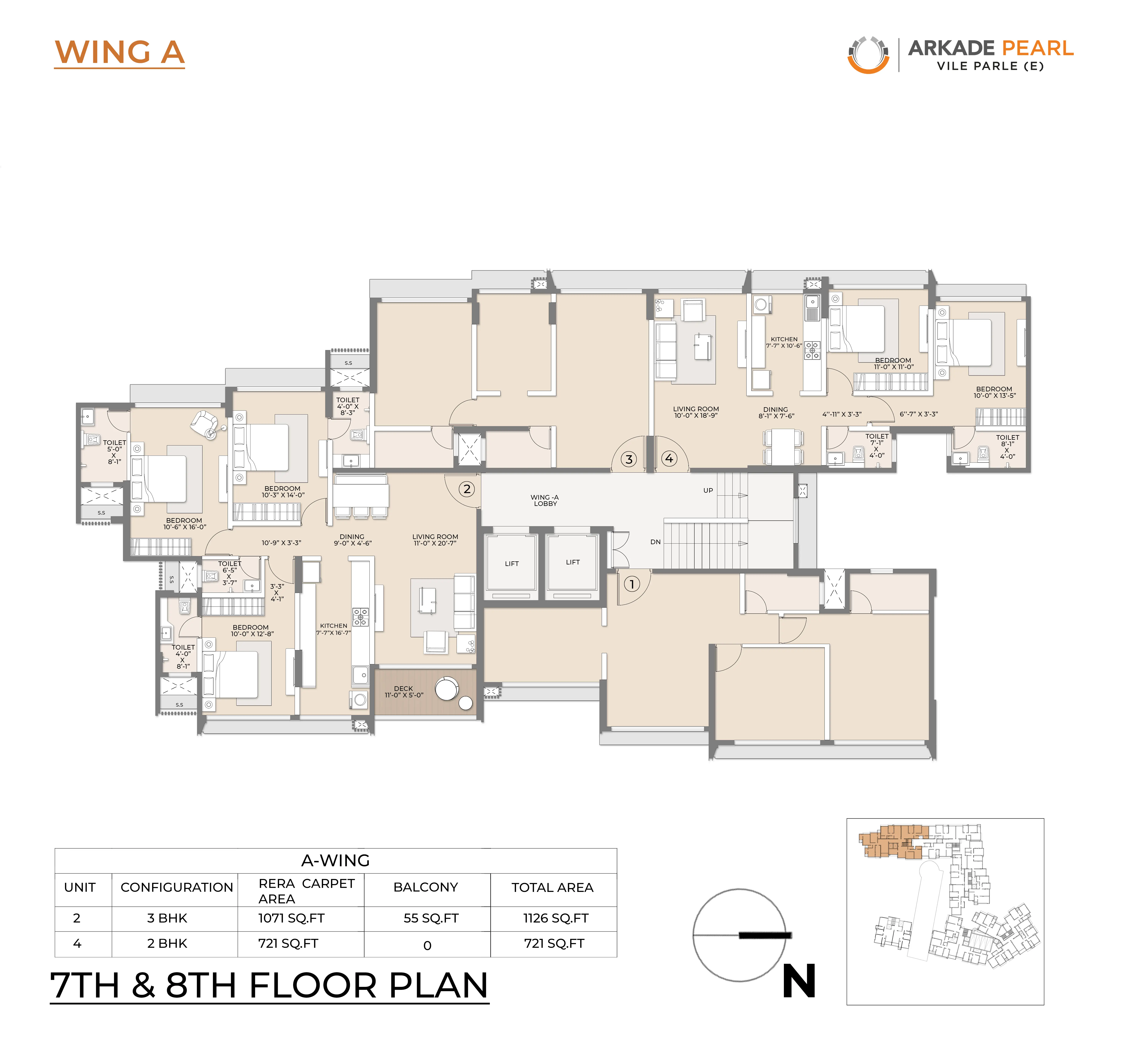Arkade Pearl Floor Plan