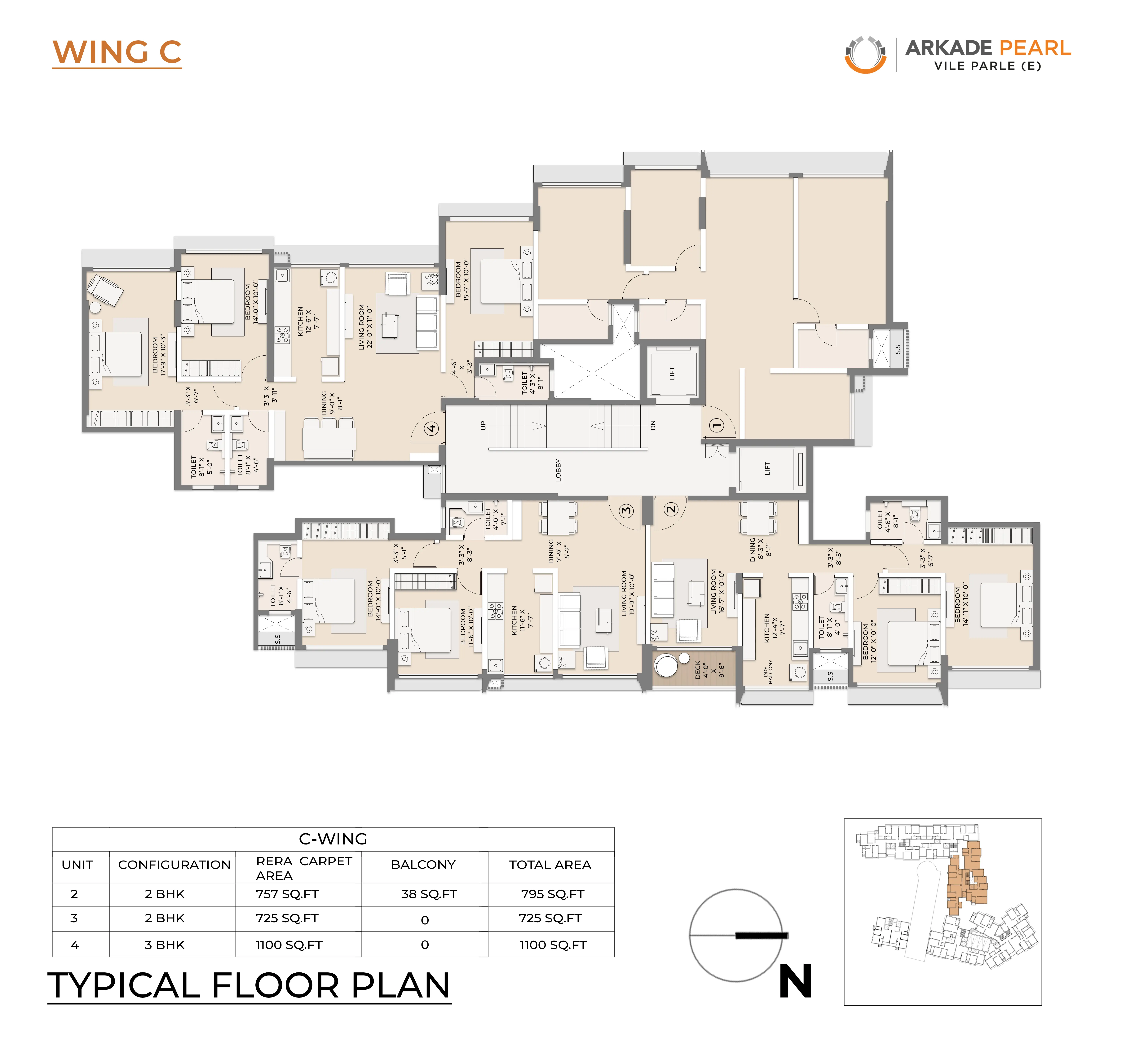 Arkade Pearl Floor Plan